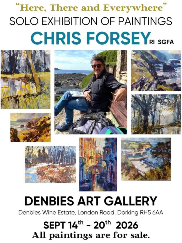 Chris Forsey Solo Exhibition 14th-20th September 2026