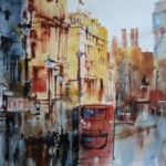 Bus Queue, Whitehall 13x17