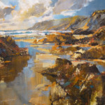 Waves and Evening Sun